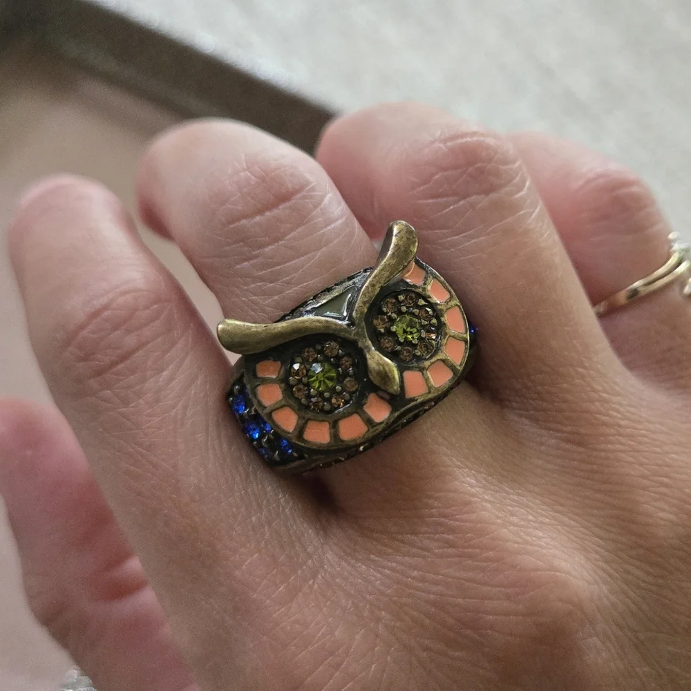 Owl Adjustable Ring